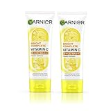 Garnier Skin Naturals Bright Complete Vitamin C Face Wash 100g Pack of 2