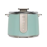 Havells CRAFT Rice Cooker Live Cooking Timer Intuitive Touch Control 6 hour Keep Warm Mode 18 L Capacity Triple Safety Protection Food Grade Bowl Energy Efficient Operation Blue Gold
