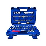 Hand Tool 46Piece 14 635mm Drive Hex Socket Set with 72Tooth Reversible Ratchet at Rs136