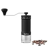 Lifelong Manual Coffee Grinder Adjustable Ceramic Burr Grinder for Precision BrewingFine Medium Coarse Grind Hand Coffee Bean Grinder for Espresso French Press Cold Brew TravelFriendly Use