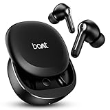 Boat 2025 Launch Airdopes Prime 511 Volume Swipe Control 50hrs Battery 4Mics ENx Multipoint Connection App Support Bluetooth Earbuds TWS Ear Buds Wireless Earphones with mic Active Black