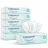 Tissue Paper Box 2 Ply Facial Tissue 600 Pulls 100 Pulls x 6 Packs