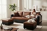 FURNY Opalz Premium 3 Seater Leatherette Sofa Set 12549