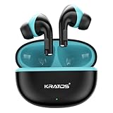 Kratos Pop Ear Buds Wireless with 50H Playtime Noise Isolation Clear Calls Bluetooth Earbuds with Voice Assistant Ear Buds with Bluetooth V 53 with Type C Fast Charging IPX4 TWS Earphones