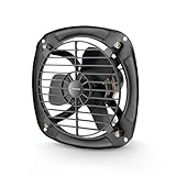 LONGWAY Ventilo 12 Inch 300 mm Energy Efficient Exhaust Fan High Speed Powerful Motor Low Noise Operation Easy to Clean Suitable for Bathroom Kitchen Office 2 Years Warranty Marble Black