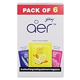Godrej aer Power Pocket Bathroom freshener Assorted Pack of 6 Lasts up to 30 days Toilet freshener 60g