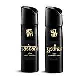 Set Wet Tashan Yodha Indian Luxury Body Spray I Long Lasting Body Spray 150ml Pack of 2