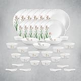 Amazon La Opala Opal Glass Crockery for Family of 6 Dinner Set 35 pcs 1299
