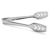 ADD2CART Stainless Steel Serving Tongs Kitchen Utility Chimta Traditional Indian Flatbread Gripper Utility Tong