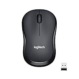 Logitech M221 Wireless Mouse Silent Buttons 24 GHz with USB Mini Receiver
