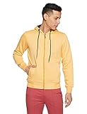 Qube By Fort Collins Men Cotton Hooded Sweatshirt at Rs350