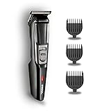 Nova NHT 1076 Cordless 30 Minutes Runtime Trimmer for Men Black