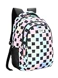 Genie Iridescence 27 litres Multicolor School Backpack 17 inch Water Resistant