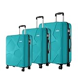 Safari Pentagon Pro 8 Wheels Set of 3 Cabin Medium Large Trolley Bags