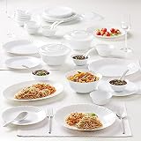 Larah by Borosil Opalware Dinner Set 47Pcs for 2199