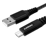 Ambrane Micro USB Cable 3A Fast Charging 1M Braided Cable