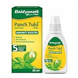 Baidyanath Ayurved Panch Tulsi Drops 30 ml Natural Immunity Booster with Goodness of Five Types of Tulsi