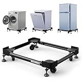 BUILDSKILL Full Metal Washing Machine Stand 360 Rotating Wheels