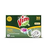 Vim Matic Dishwasher tablets AllInOne Pack of 30