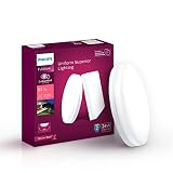 Philips Rimless Full Glow 24Watt Round LED Surface Downlighter for Ceiling Natural White Light for Home Hall Pack of 1