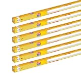 Wipro Garnet 20W LED Batten for Living Room Bedroom 4 Ft Cool Day white 6500K 2000 Lumen Bright Energy Efficient Tubelight for Home Office Showroom Parking Lot Pack of 6
