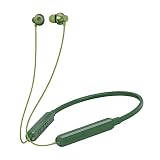 ZEBRONICS Jumbo LITE with 70 Hours Backup Bluetooth v52 Wireless Neckband Fast Charging ENC Calling Gaming Mode Upto 50ms Voice Assistant Dual Pairing Splash Proof and Type C Green