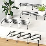WonderStand TITAN Plant Stands Set of 4 Plant Stand for Balcony Rust proof Metal Plant Stand