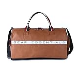 Gear 27L Essentials FauxLeather Water Resistant Travel Duffle Bag