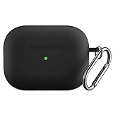 KACA Silicone Soft Case Cover with Keychain for Airpods Pro 2 Case