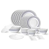 Larah by Borosil Dinner Set 40Pcs 2090