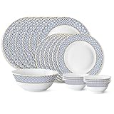 Larah by Borosil Opalware Dinner Set 19 Pieces 1372