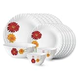 Larah by Borosil Opalware Dinner Set 19 Pieces for 1145
