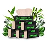 Beco Bamboo Facial Tissue Paper BoxSoft Pack 100 pulls x 6 packs