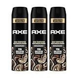 Axe Dark Temptation Long Lasting Deodorant Bodyspray For Men 215ml Pack of 3