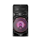 LG XBOOM RNC5 Party Speaker Multi Color Lighting Karaoke Feature 1 Mic 1 Guitar Input Wireless Party Link USB Bluetooth Connection XBOOM App