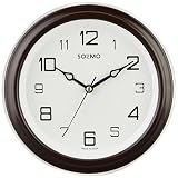 Solimo Abstract Wall Clock Round Plastic