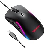 amazon basics Mini Ultralight Wired Gaming Mouse 455