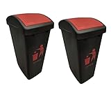 Cello Plastic Dustbin 48 Ltr Set of 2 1806