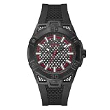 Guess Silicone Analog Black Dial Mens Watch at 6759