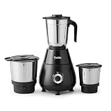 Prestige Apex 500 Watt Mixer Grinder with 3 Stainless Steel Jars Super Efficient SS Blades Black 2Y Warranty ISI Certified