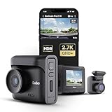Qubo Car Dashcam Pro 27K Dual Channel Hero Group NightPulse Vision 5MP QHD Front Wide 2MP FHD Rear