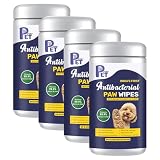 Antibacterial Paw Wipeswith Organic Coconut NEEM Moisturises Cleans Paws Restore Dry Cracked Paws Prevent Germs Odor Safe to use Alcohol Free 320 Wipes