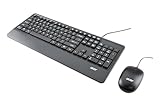 Acer PalmEase Wired Keyboard Mouse Combo with Palm Rest