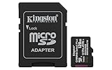 Kingston 128GB Canvas Select Plus microSD Card Read Up to 150MBs V10 A1 UHSI with SD Adapter