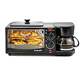 Cadlec 3in1 Breakfast Maker with OTG Coffee Maker Frying Pan 3499