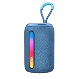 Intex Beast 5X Newly Launched Bluetooth Speaker 360 Iconic Surround Sound Rhythmic RGB LED Light TWS Feature TypeC Fast Charging Upto 5 Hrs Playback BT 54 for Party Travel Blue