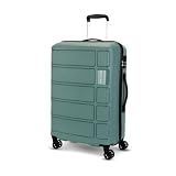 Kamiliant by American Tourister Medium Harrier Edge 8W 68 Cms Checkin PP Hard Sided 8 Wheels Spinner LuggageSuitcaseTrolley Bag Slate Grey Double Wheel