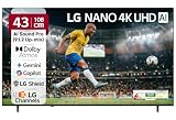 LG 108 cms 43 inches NU87 AI Series Nano 4K webOS VA LED TV 26999