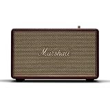 Marshall Acton III Wired Connectivity Stereo Home Speakers with Bluetooth 52 RCA or 35mm Input Burgundy