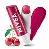 NIVEA Cherry Shine 48g Lip Balm24 H Melt in Moisture FormulaNatural OilsGlossy Finish48 g Pack of 1